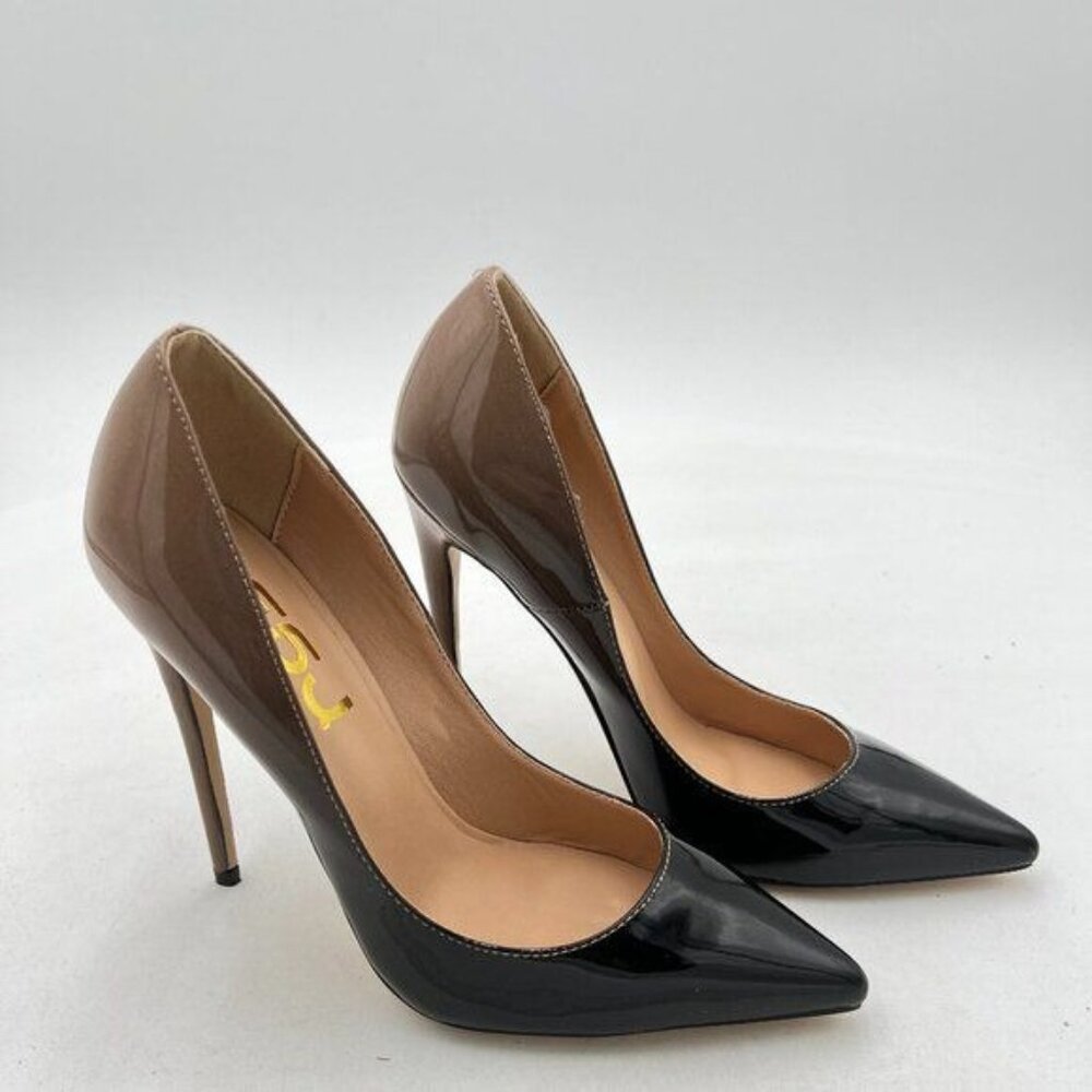 FSJ Women Formal Pointed Toe Pumps High Heel Sexy Stilettos Slip On Office Cute